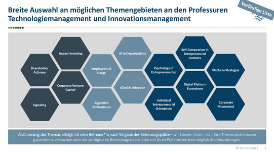 Liste von Themen für Abschlussarbeiten am TIE