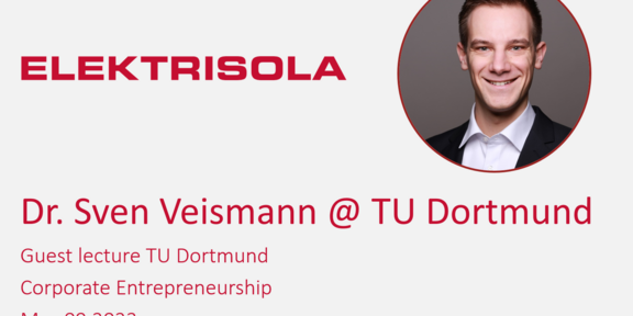 Titelbild des Gastvortrags mit Bild von Dr. Sven Veismann