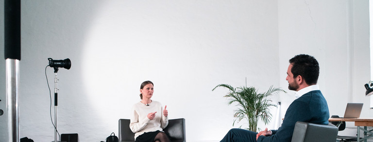 Prof. Flatten und Prof. Strese im Gespräch