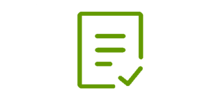icon formular symbol of a checklist with tick